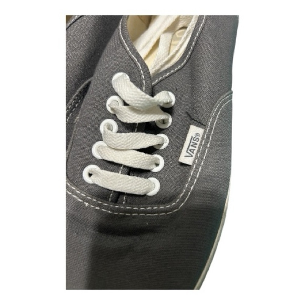Classic Gray Vans Canvas Men's Shoes - Picture 3 of 8